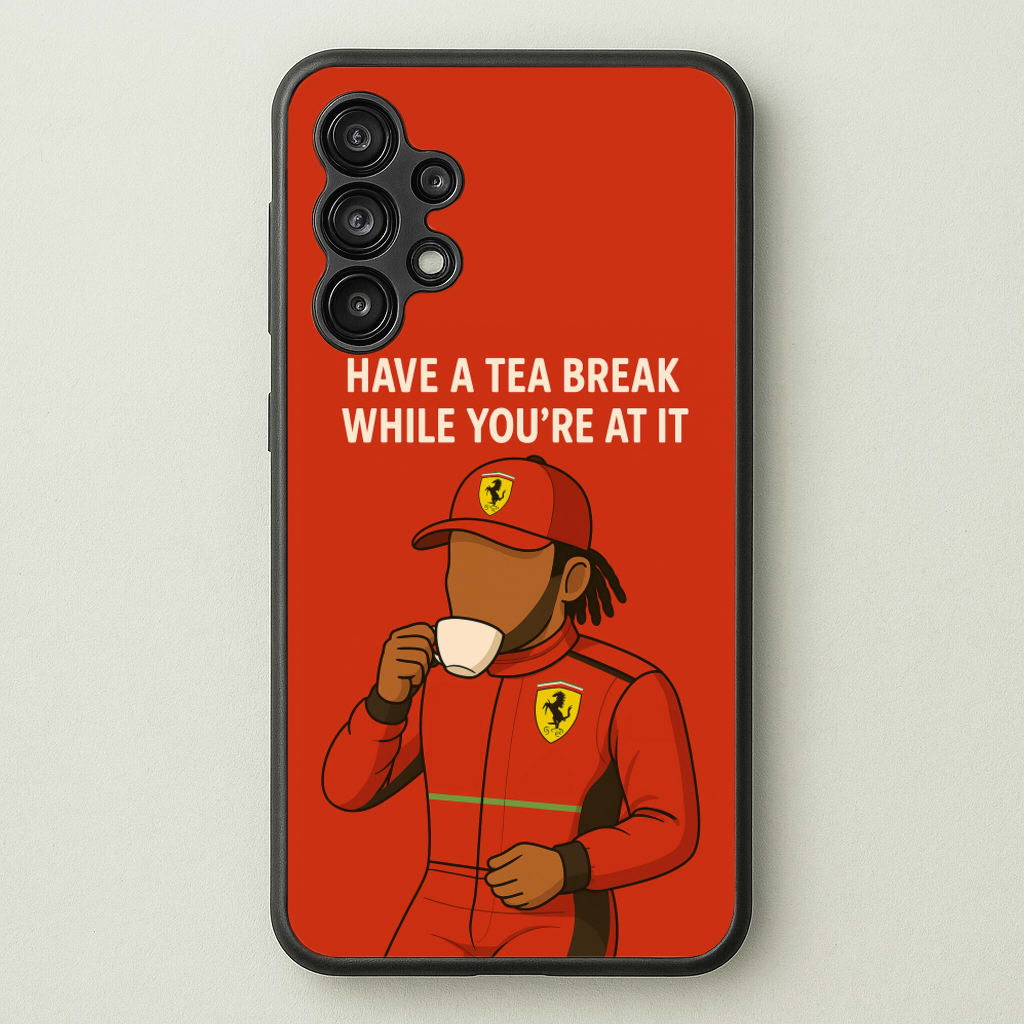 Hamilton's Tea Break - F1 Phone Case for Galaxy A13