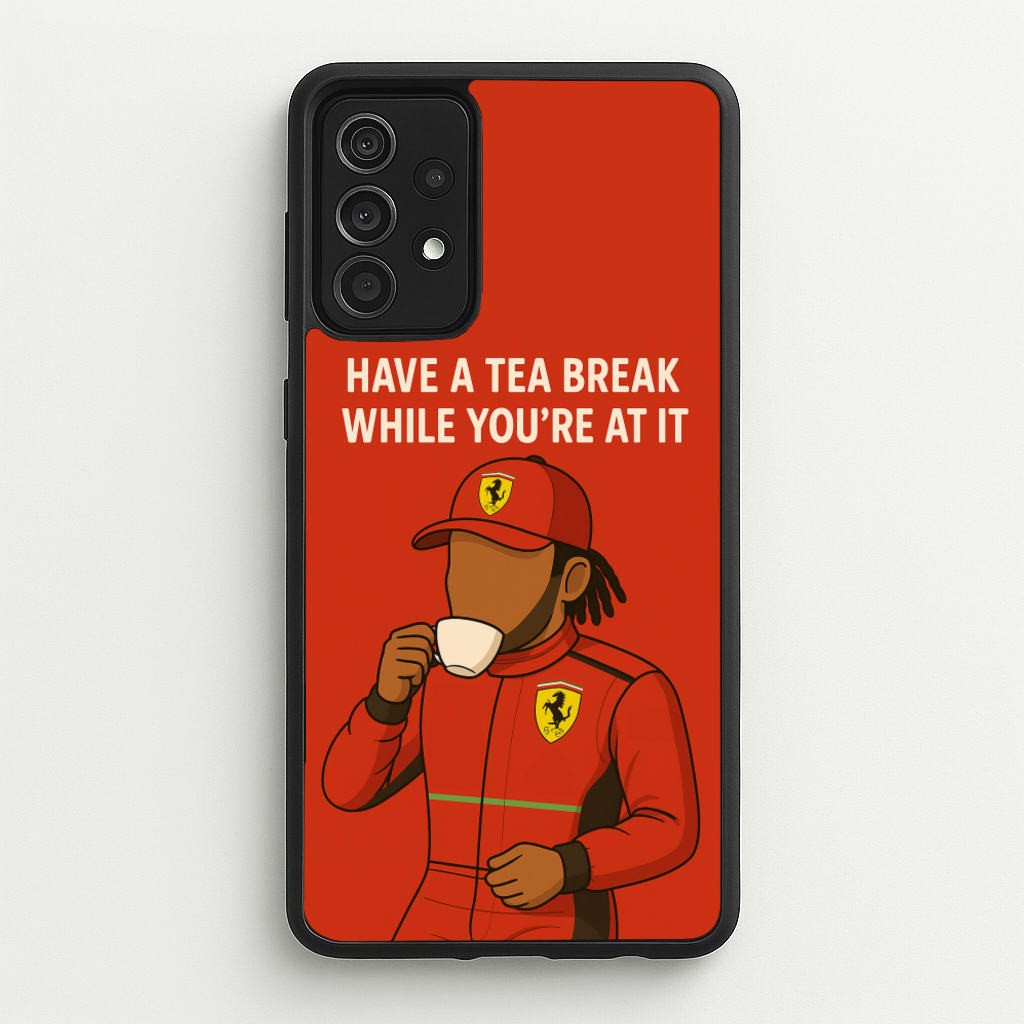 Hamilton's Tea Break - F1 Phone Case for Galaxy A52 / A52s