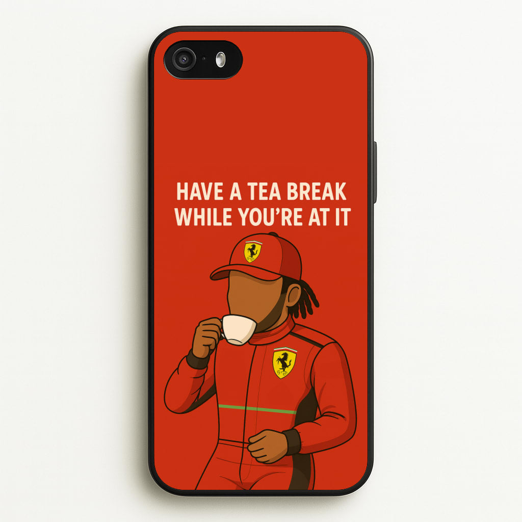 Hamilton's Tea Break - F1 Phone Case for iPhone 5 / 5s / SE 2016