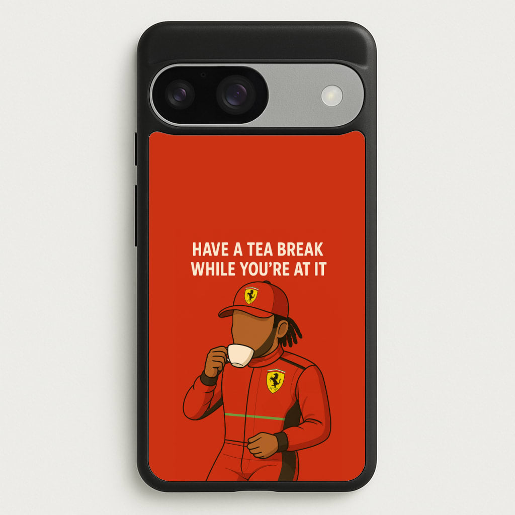 Hamilton's Tea Break - F1 Phone Case for Google Pixel 9 / 9 Pro