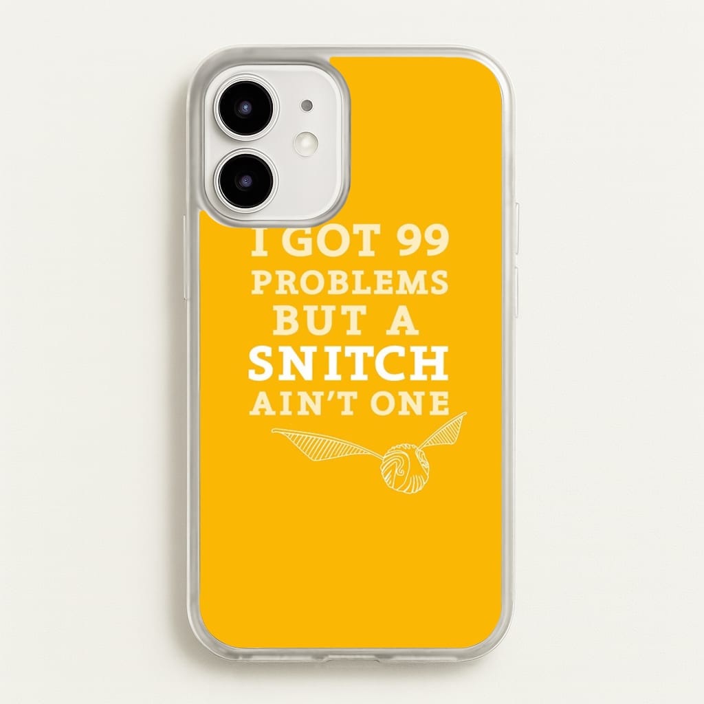 99 Problems But A Snitch Aint One - Harry Potter Phone Case for iPhone 12 Mini