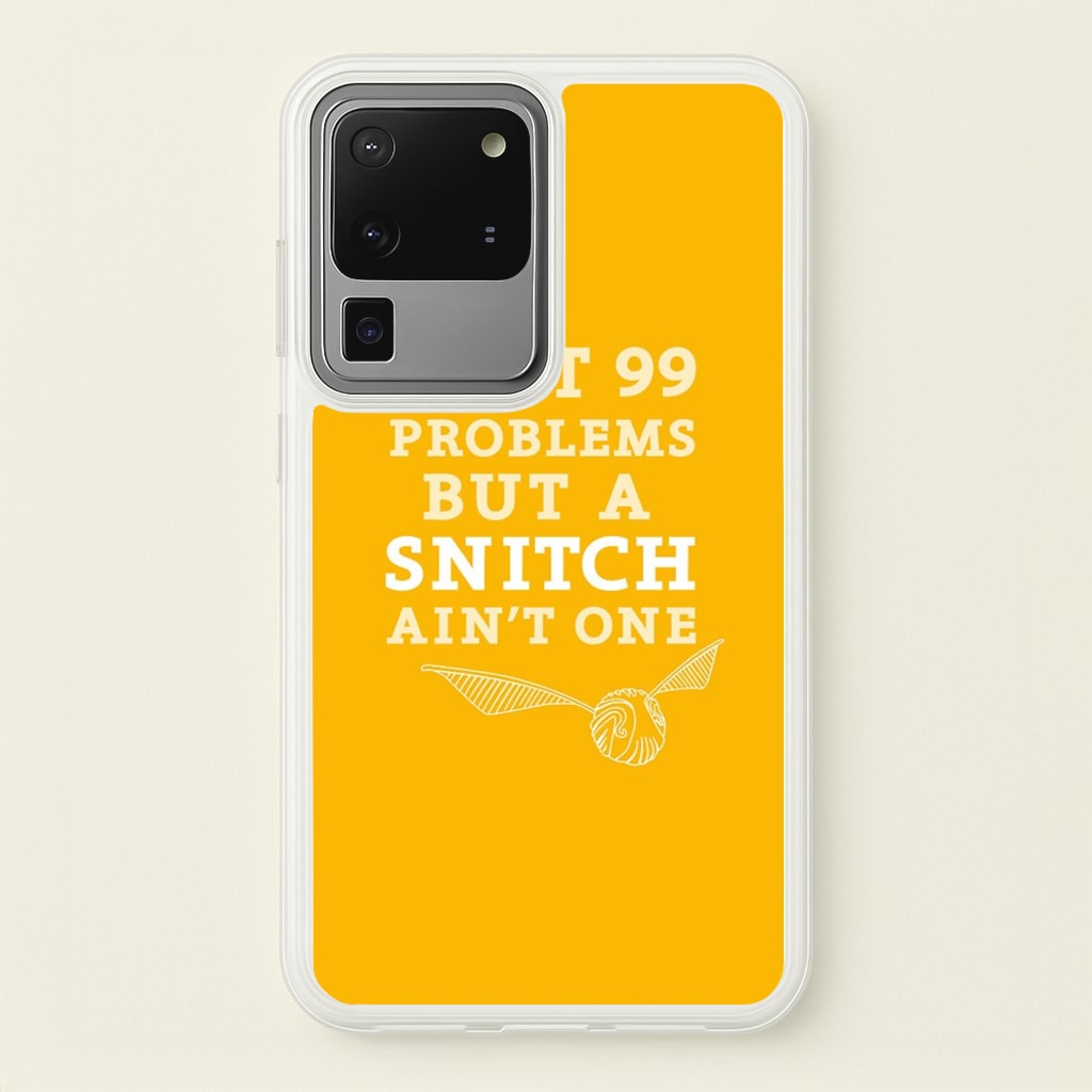 99 Problems But A Snitch Aint One - Harry Potter Phone Case for Galaxy S20 Ultra