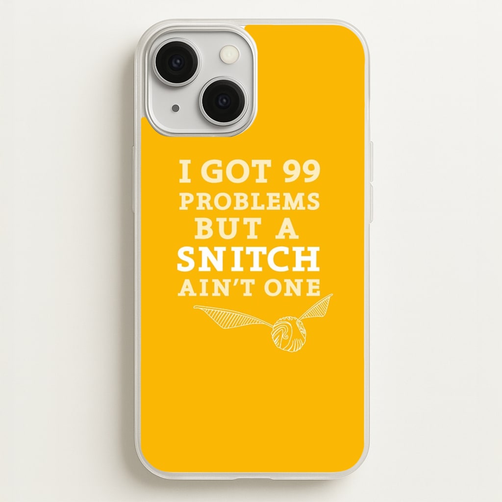 99 Problems But A Snitch Aint One - Harry Potter Phone Case for iPhone 13 Mini