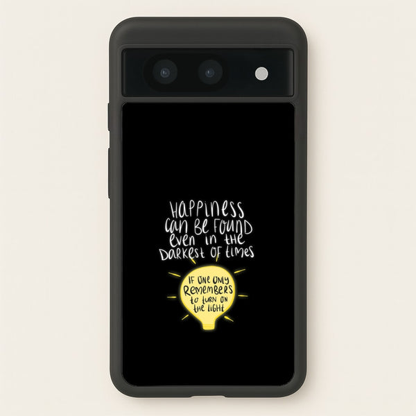 Happiness Can Be Found In The Darkest of Times - Harry Potter Phone Case for Google Pixel 8a