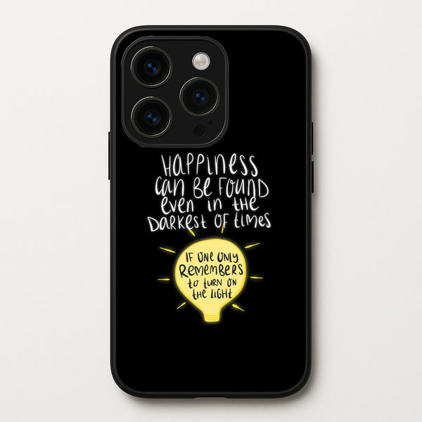 Happiness Can Be Found In The Darkest of Times - Harry Potter Phone Case for iPhone 14 Pro