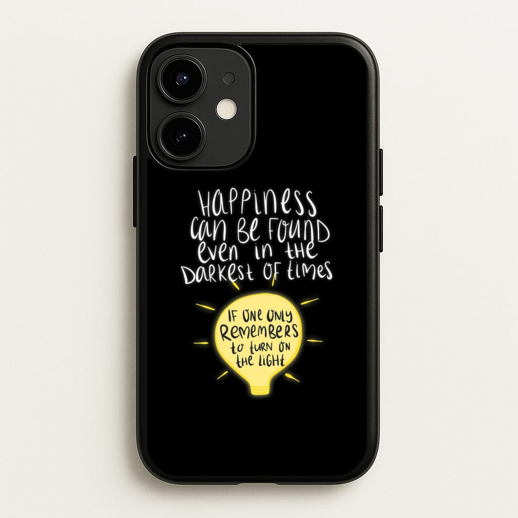 Happiness Can Be Found In The Darkest of Times - Harry Potter Phone Case for iPhone 12 Mini