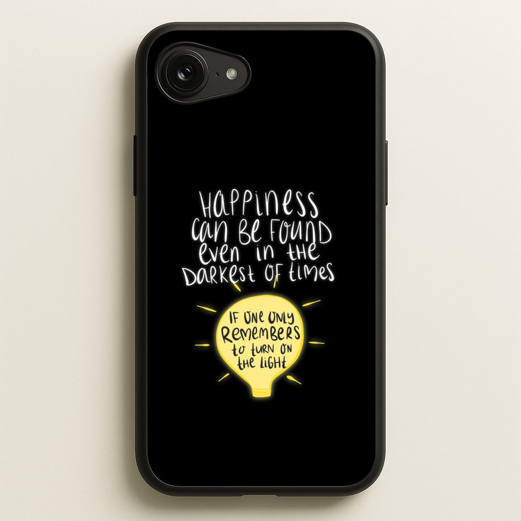 Happiness Can Be Found In The Darkest of Times - Harry Potter Phone Case for iPhone 16e