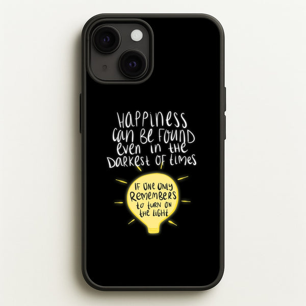 Happiness Can Be Found In The Darkest of Times - Harry Potter Phone Case for iPhone 13