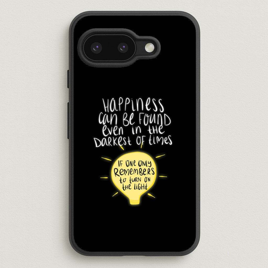Happiness Can Be Found In The Darkest of Times - Harry Potter Phone Case for Google Pixel 9a
