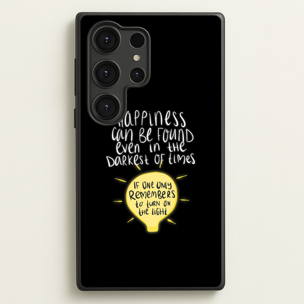 Happiness Can Be Found In The Darkest of Times - Harry Potter Phone Case for Galaxy S25 Ultra