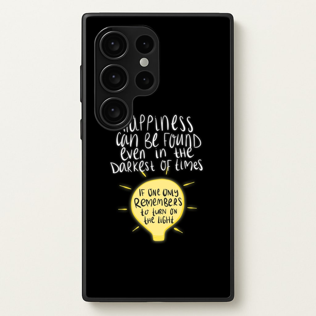 Happiness Can Be Found In The Darkest of Times - Harry Potter Phone Case for Galaxy S24 Ultra