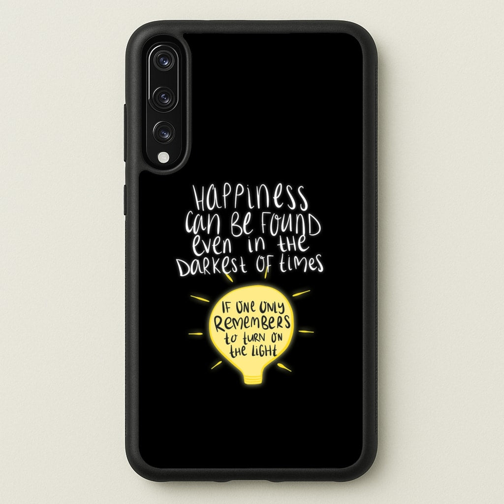 Happiness Can Be Found In The Darkest of Times - Harry Potter Phone Case for Huawei P20 Pro