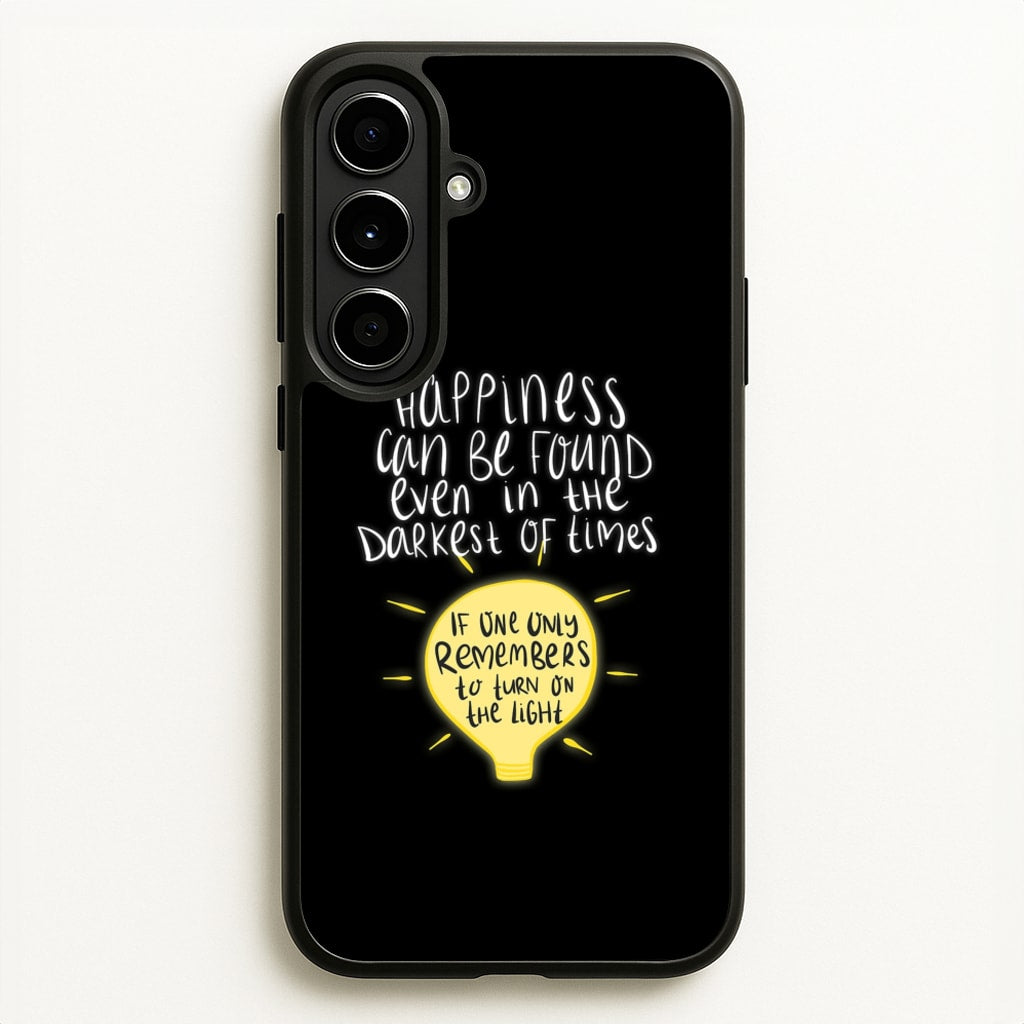 Happiness Can Be Found In The Darkest of Times - Harry Potter Phone Case for Galaxy A56