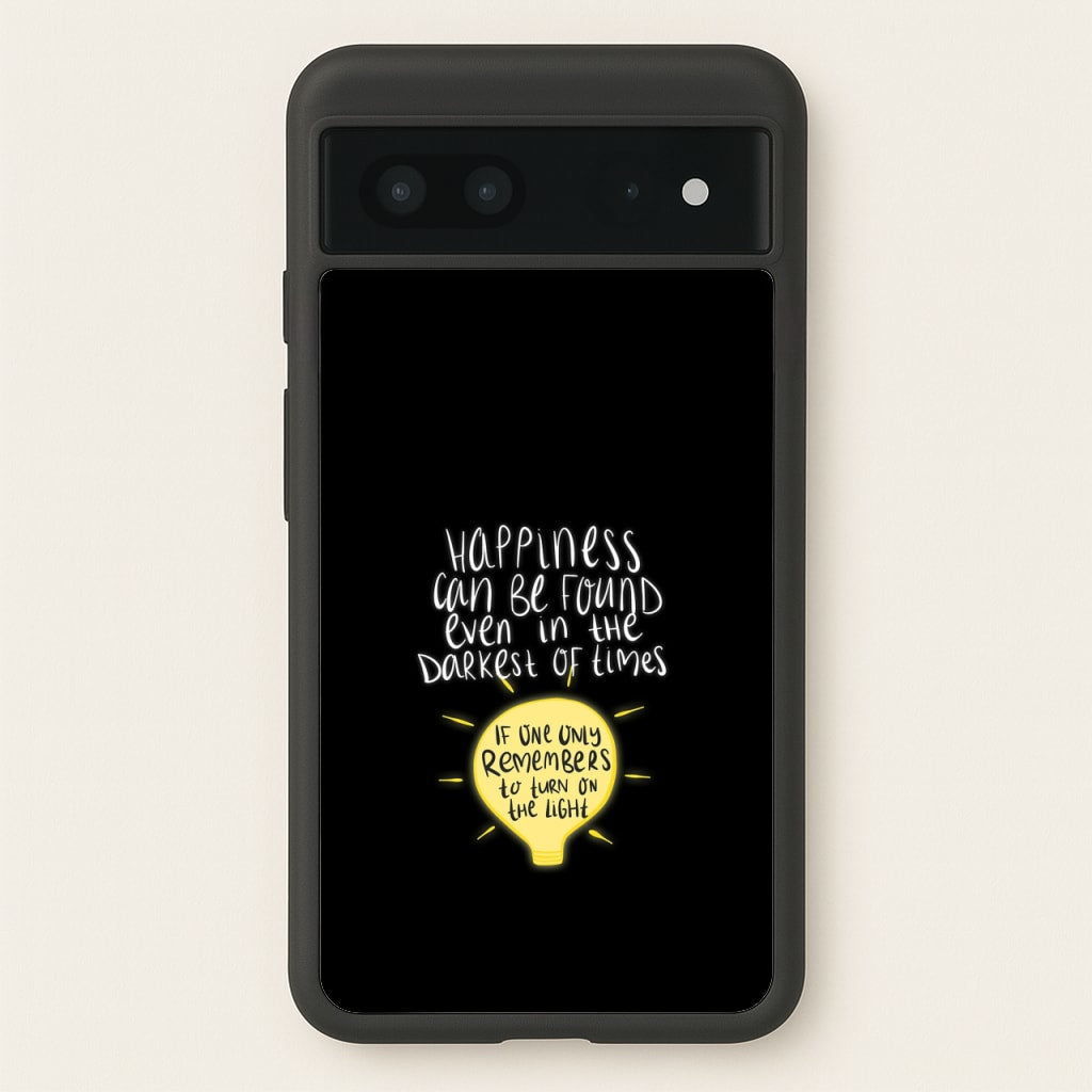 Happiness Can Be Found In The Darkest of Times - Harry Potter Phone Case for Google Pixel 7