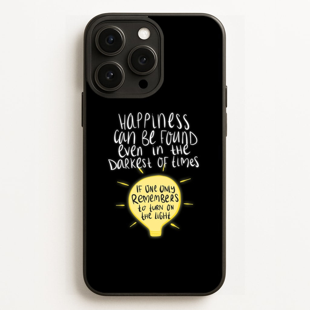 Happiness Can Be Found In The Darkest of Times - Harry Potter Phone Case for iPhone 12 Pro Max