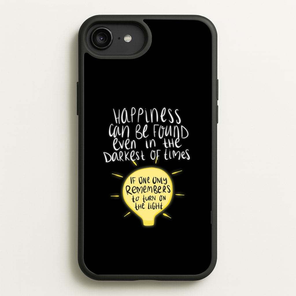 Happiness Can Be Found In The Darkest of Times - Harry Potter Phone Case for iPhone 6 Plus / 7 Plus / 8 Plus