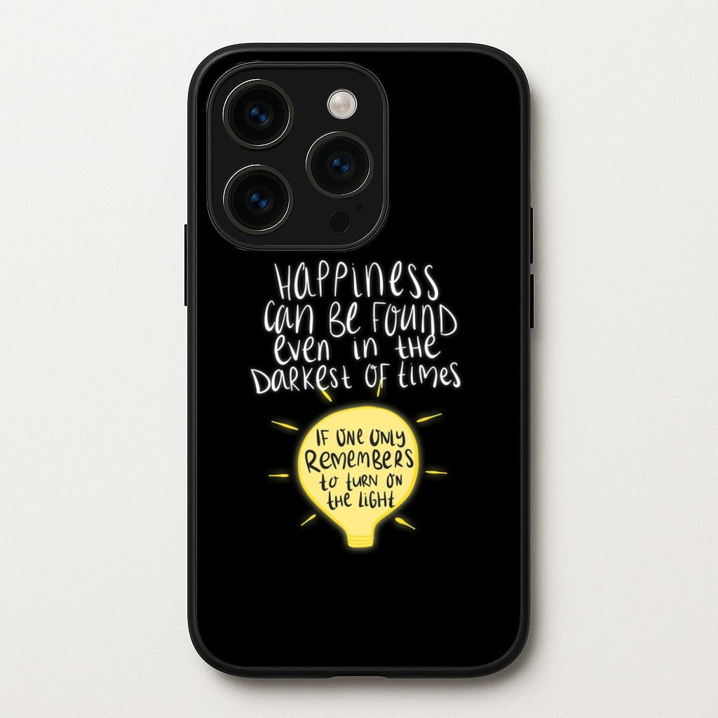 Happiness Can Be Found In The Darkest of Times - Harry Potter Phone Case for iPhone 14 Pro Max