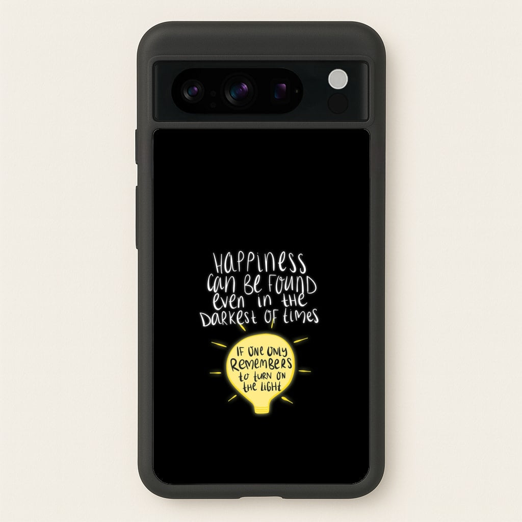 Happiness Can Be Found In The Darkest of Times - Harry Potter Phone Case for Google Pixel 8 Pro