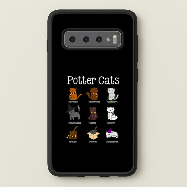 Harry Pawter Cats - Harry Potter Phone Case for Galaxy S10 Plus
