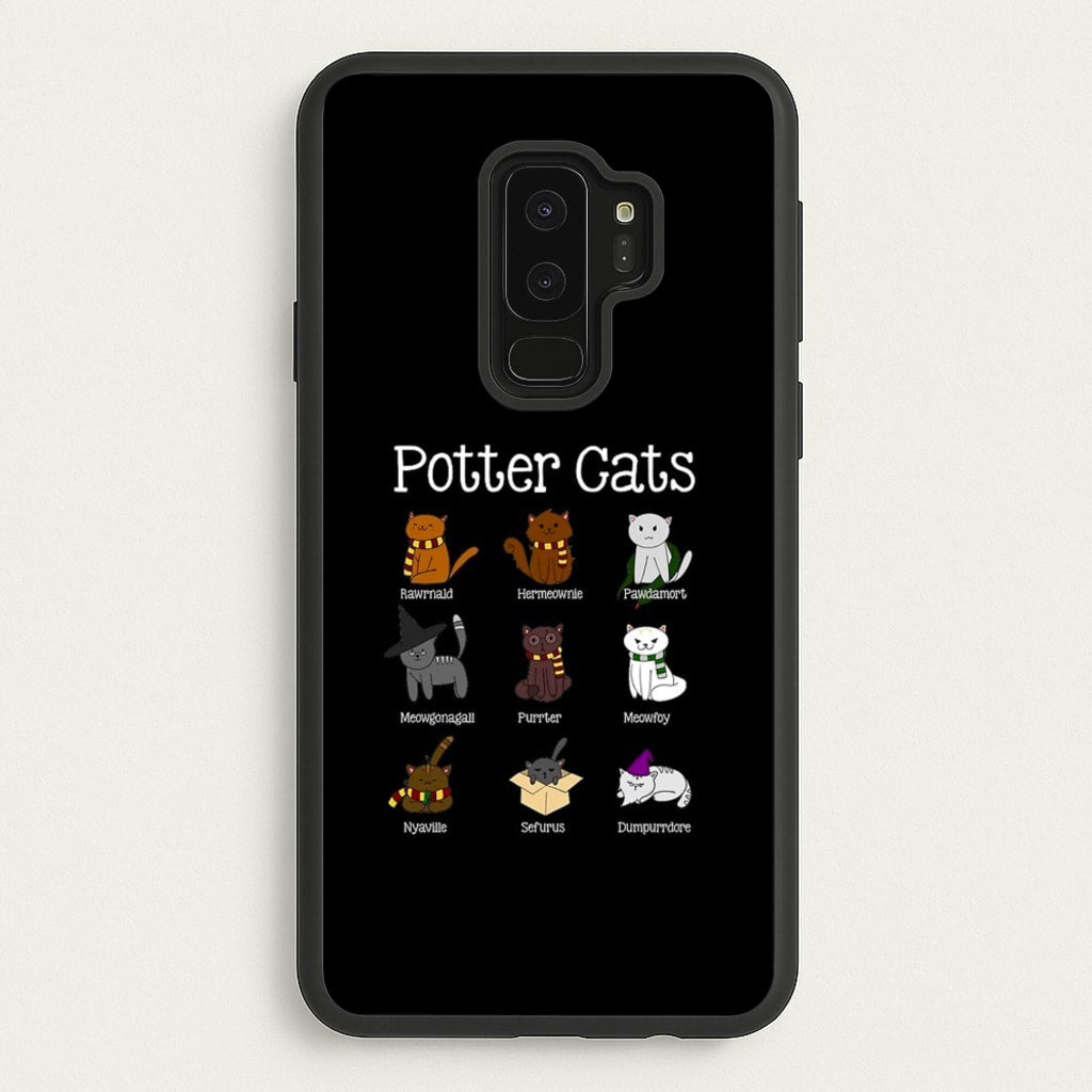 Harry Pawter Cats - Harry Potter Phone Case for Galaxy S9 Plus