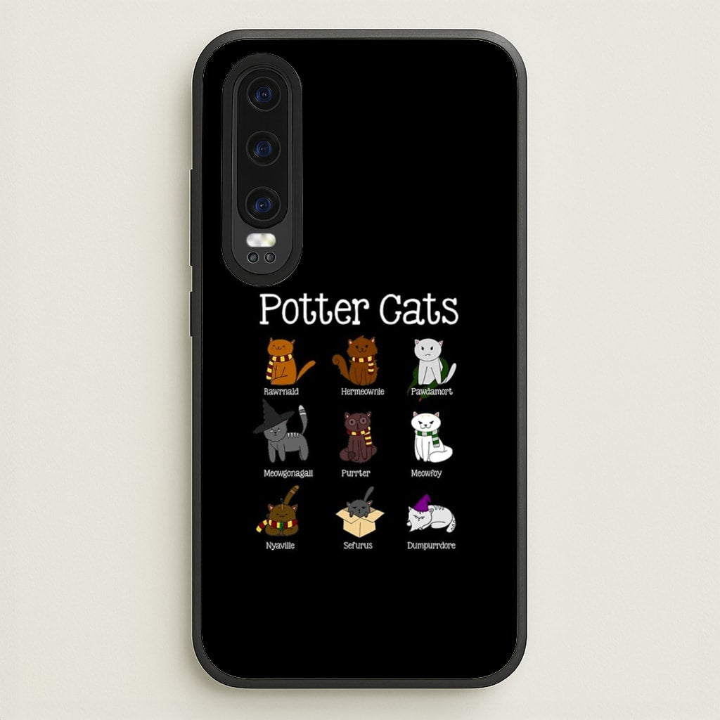 Harry Pawter Cats - Harry Potter Phone Case for Huawei P30