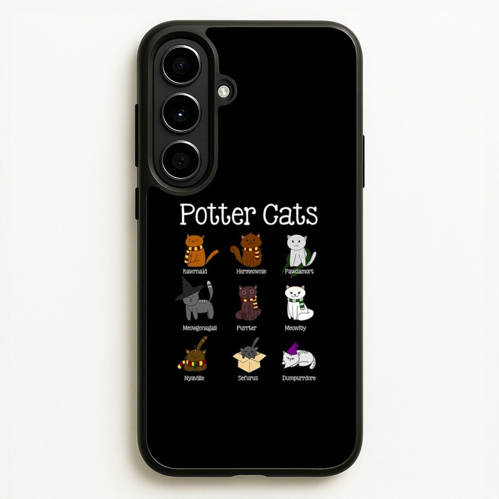 Harry Pawter Cats - Harry Potter Phone Case for Galaxy A56