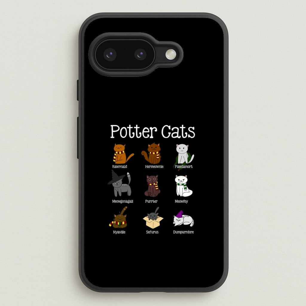 Harry Pawter Cats - Harry Potter Phone Case for Google Pixel 9a