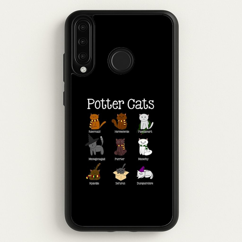 Harry Pawter Cats - Harry Potter Phone Case for Huawei P30 Lite