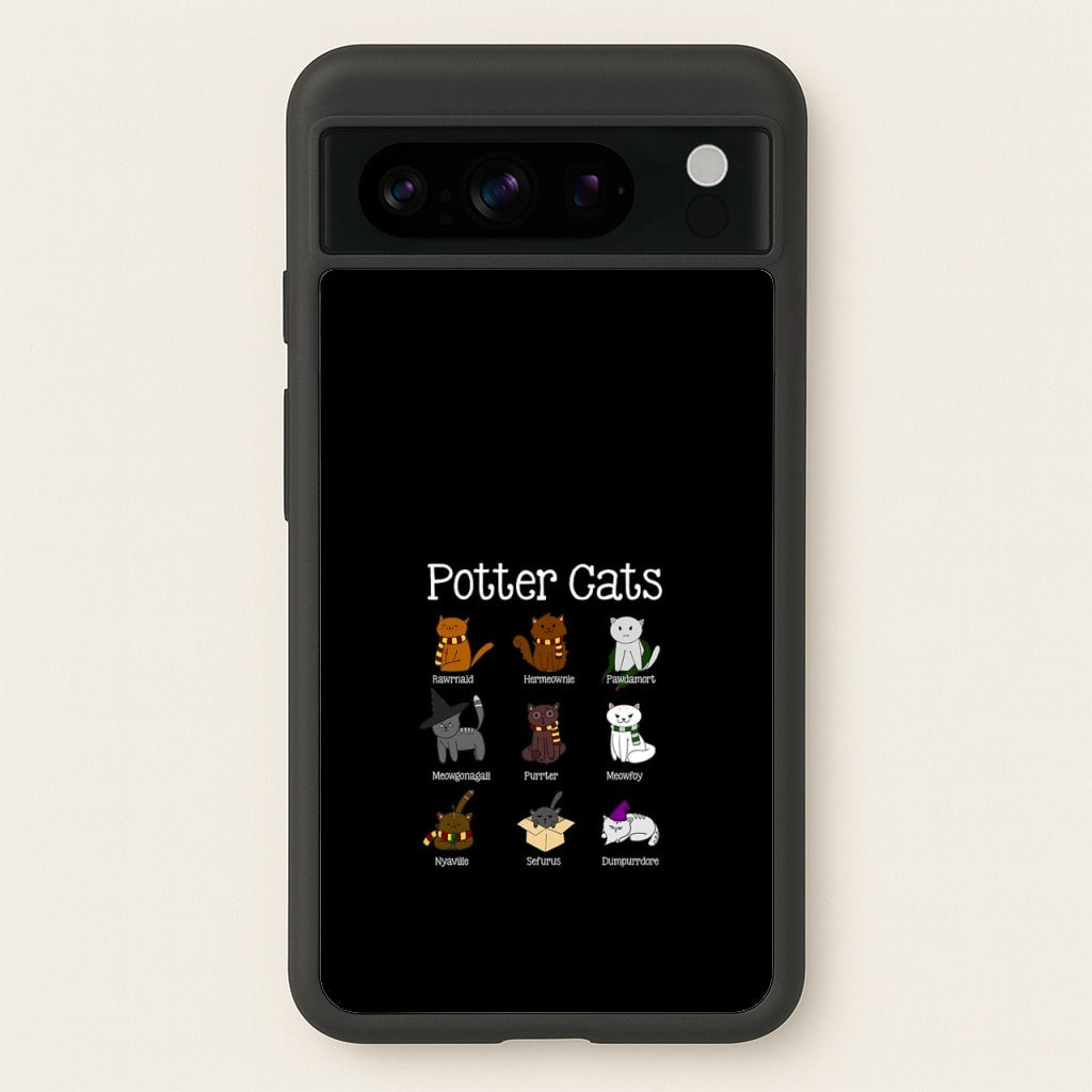 Harry Pawter Cats - Harry Potter Phone Case for Google Pixel 8 Pro