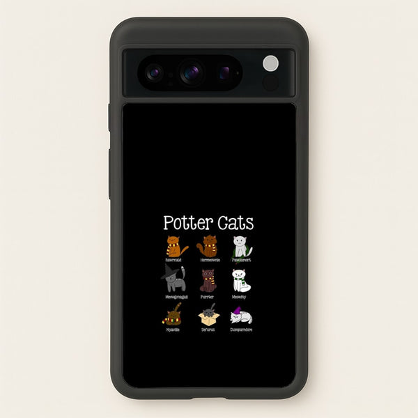 Harry Pawter Cats - Harry Potter Phone Case for Google Pixel 8 Pro