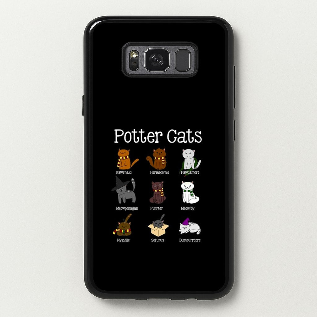 Harry Pawter Cats - Harry Potter Phone Case for Galaxy S8