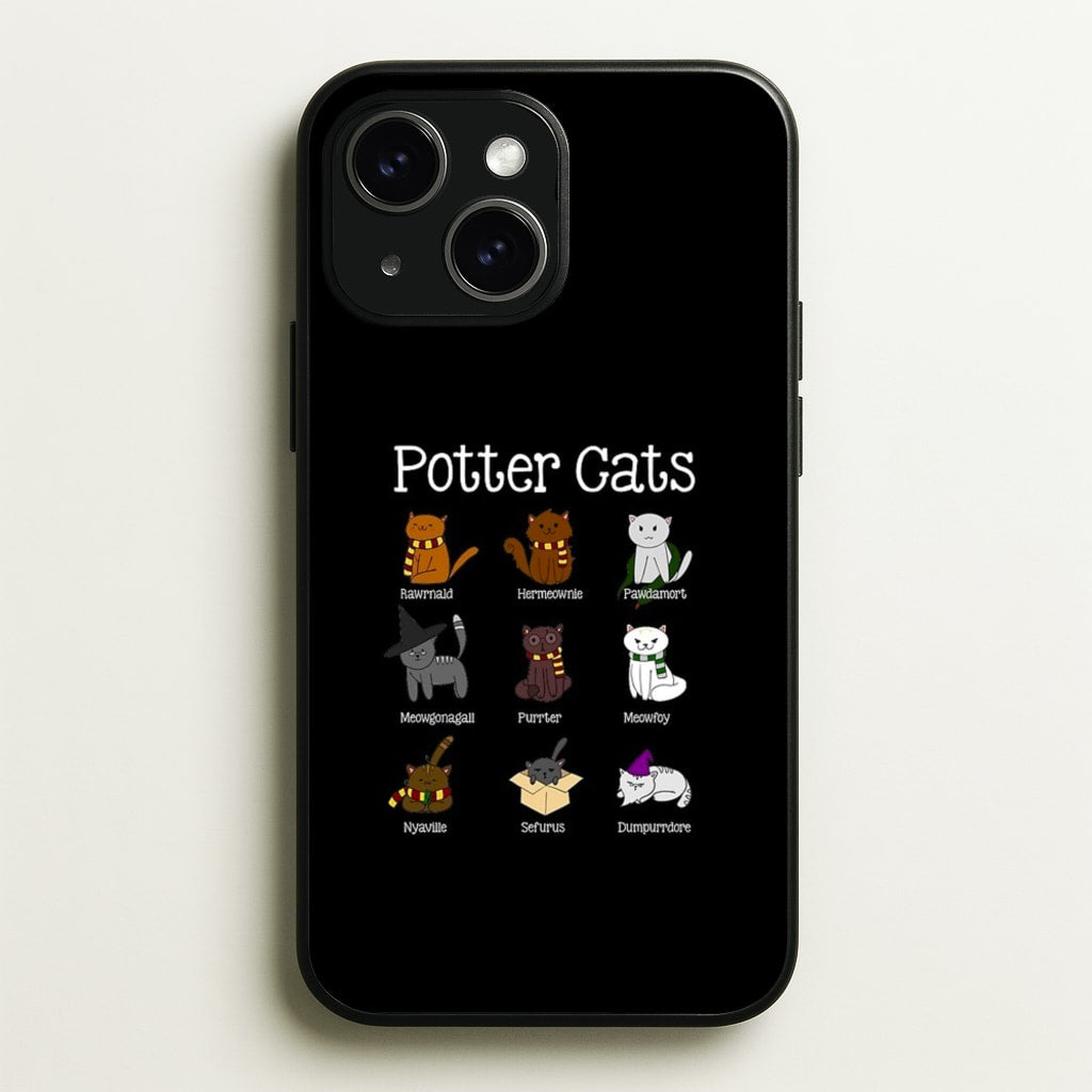 Harry Pawter Cats - Harry Potter Phone Case for iPhone 15 Plus
