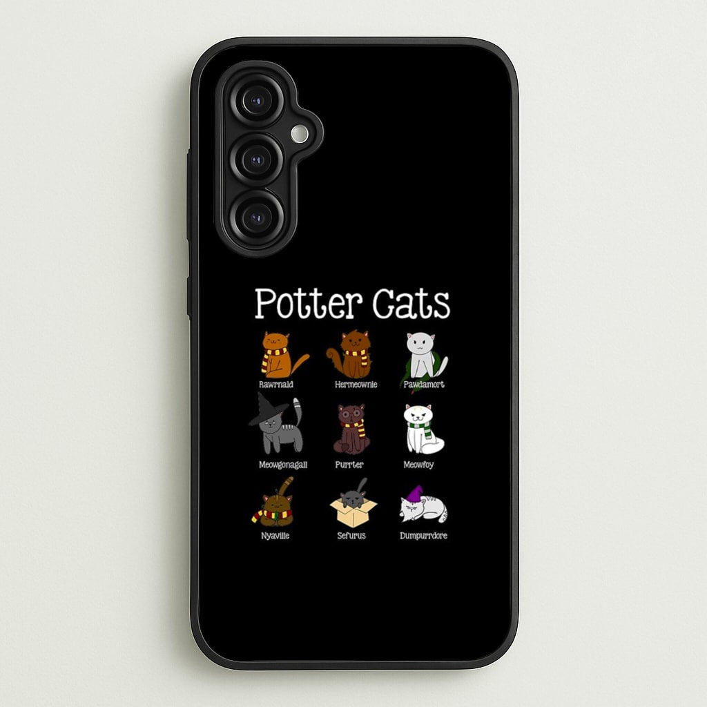 Harry Pawter Cats - Harry Potter Phone Case for Galaxy A14
