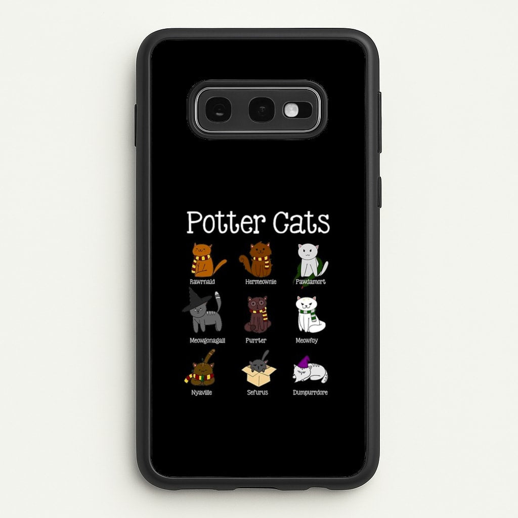 Harry Pawter Cats - Harry Potter Phone Case for Galaxy S10e