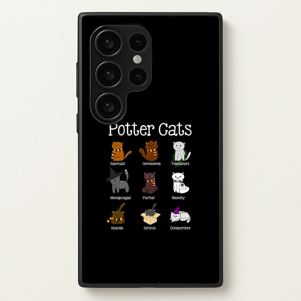 Harry Pawter Cats - Harry Potter Phone Case for Galaxy S24 Ultra