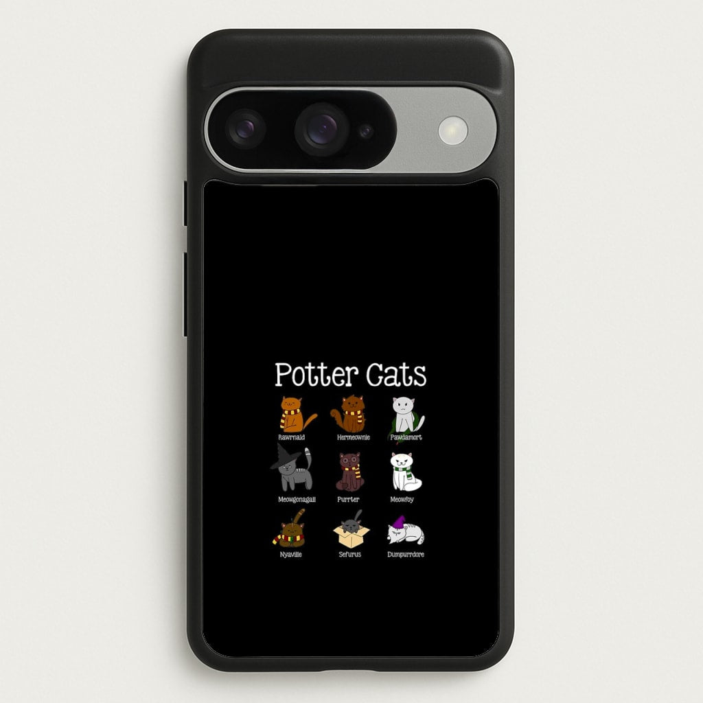 Harry Pawter Cats Phone Case for Google Pixel 10 / 10 Pro