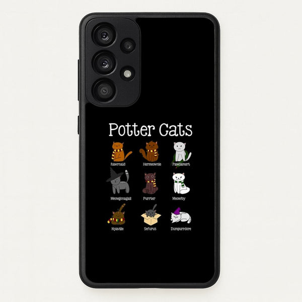 Harry Pawter Cats - Harry Potter Phone Case for Galaxy A53