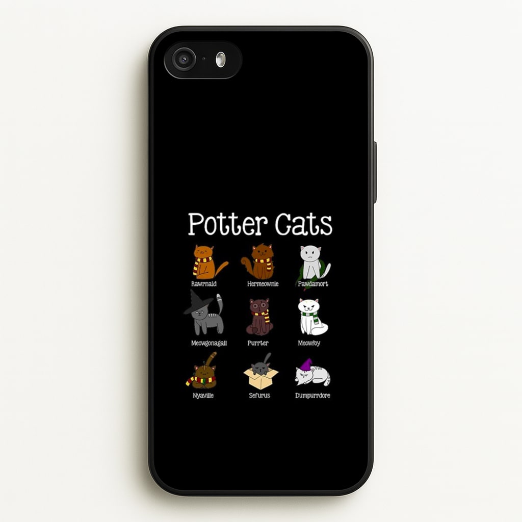 Harry Pawter Cats - Harry Potter Phone Case for iPhone 5 / 5s / SE 2016