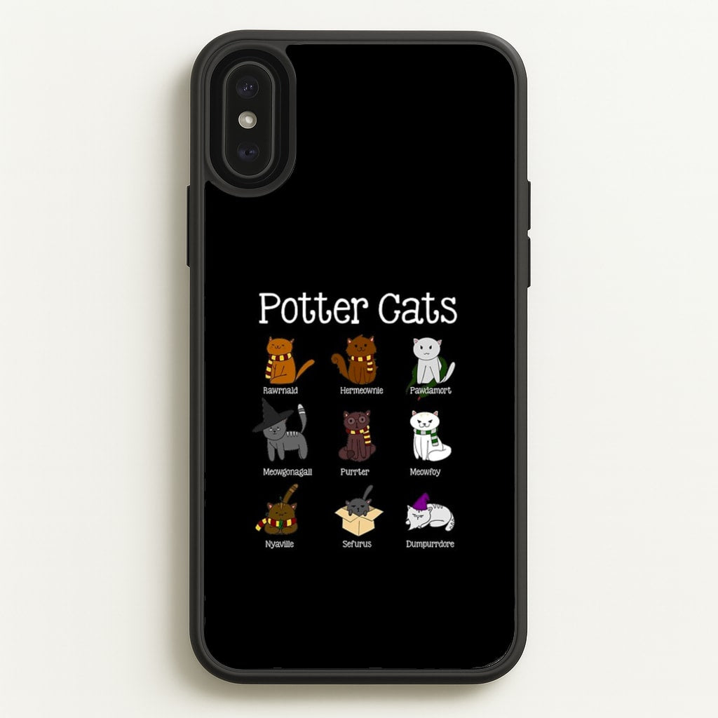 Harry Pawter Cats - Harry Potter Phone Case for iPhone XS Max