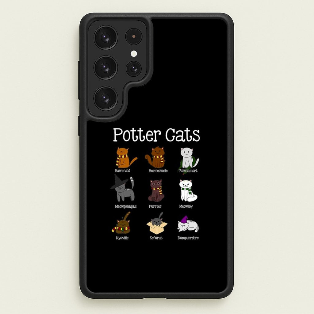 Harry Pawter Cats - Harry Potter Phone Case for Galaxy S22 Ultra