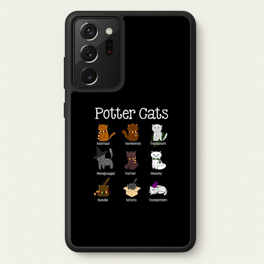 Harry Pawter Cats - Harry Potter Phone Case for Galaxy Note 20 Ultra