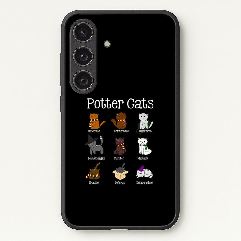 Harry Pawter Cats - Harry Potter Phone Case for Galaxy S25 Plus
