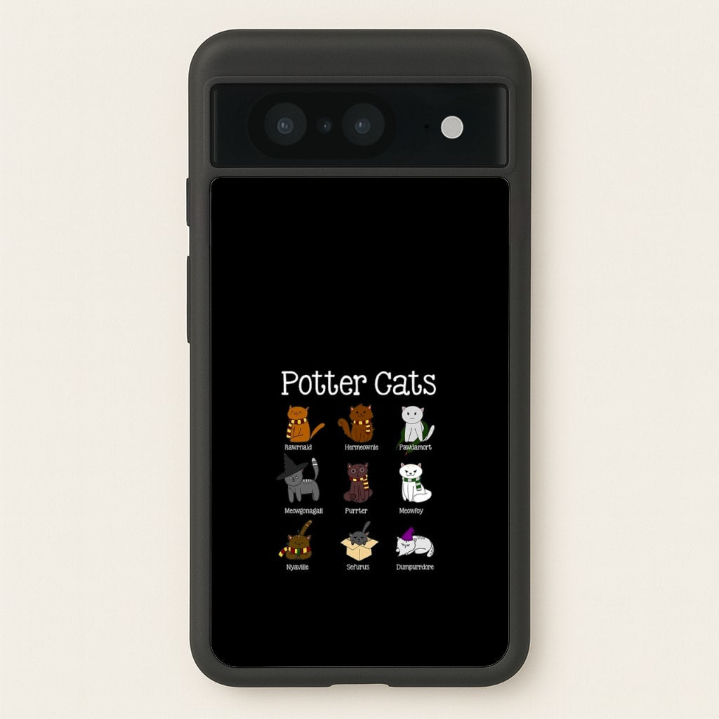 Harry Pawter Cats - Harry Potter Phone Case for Google Pixel 8