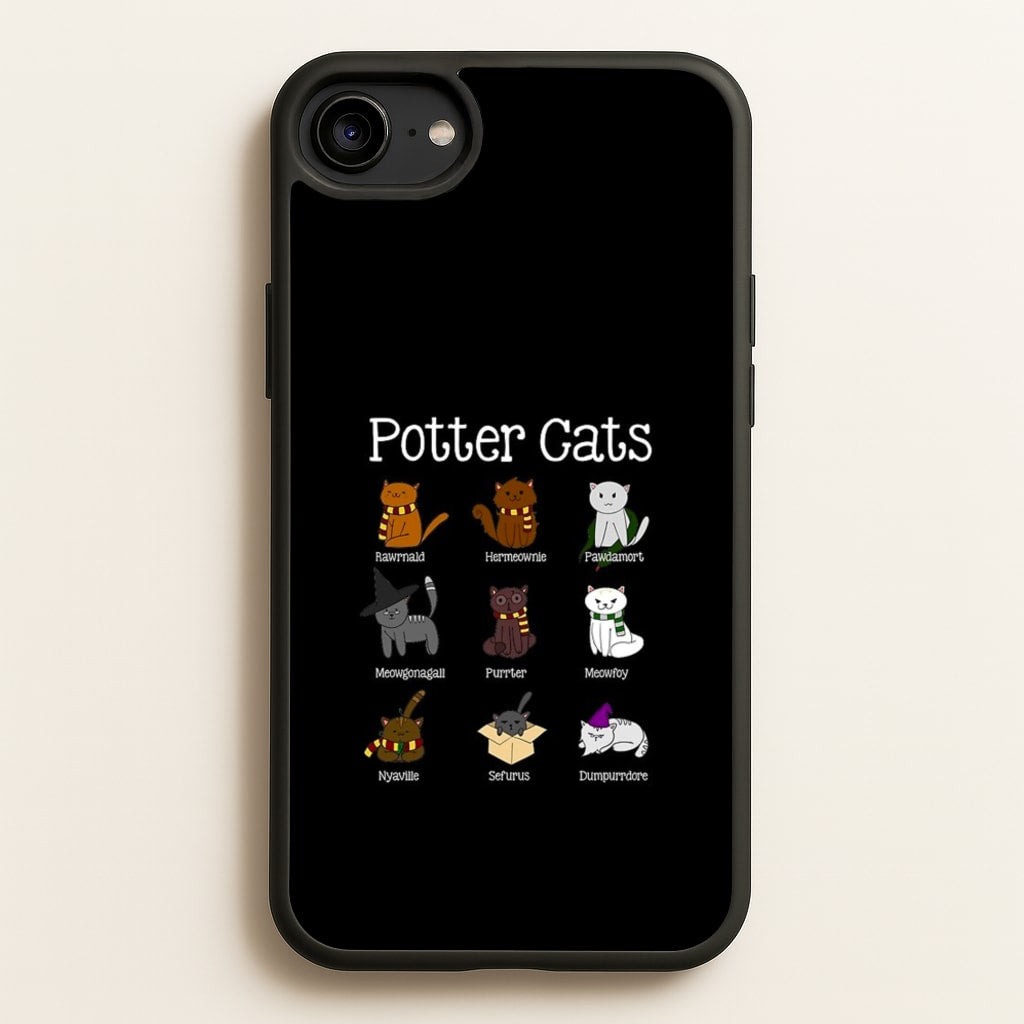 Harry Pawter Cats - Harry Potter Phone Case for iPhone 6 / 7 / 8 / SE