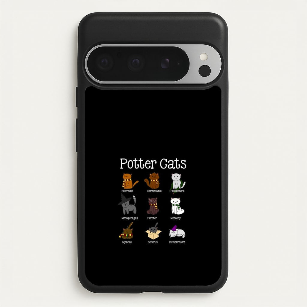 Harry Pawter Cats - Harry Potter Phone Case for Google Pixel 9 Pro XL