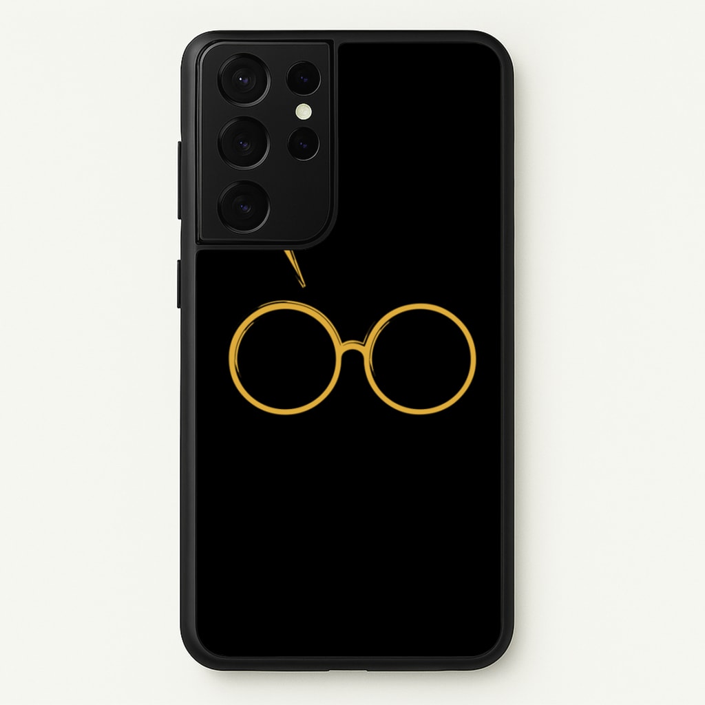 Glasses & Scar - Harry Potter Phone Case for Galaxy S21 Ultra