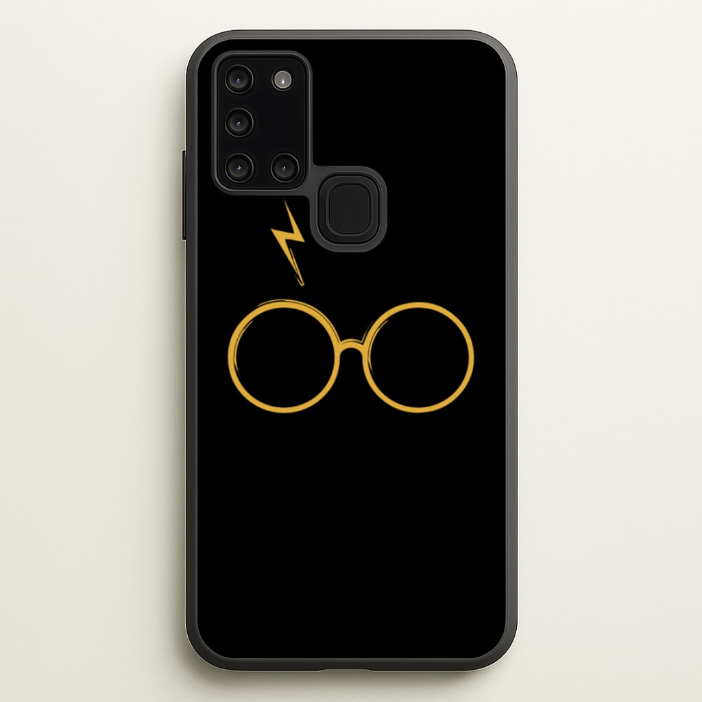 Glasses & Scar - Harry Potter Phone Case for Galaxy A21s