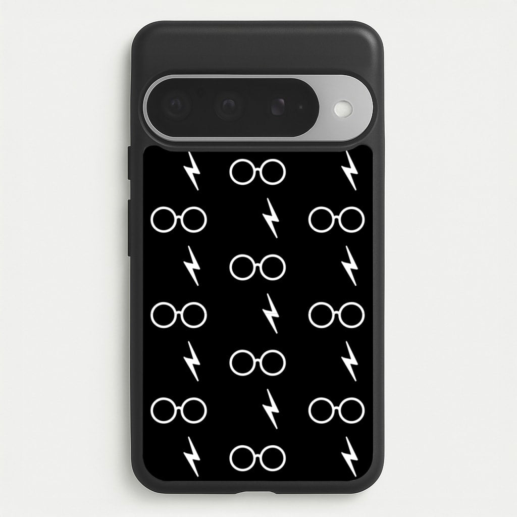 Glasses & Scar Pattern Phone Case for Google Pixel 10 Pro XL