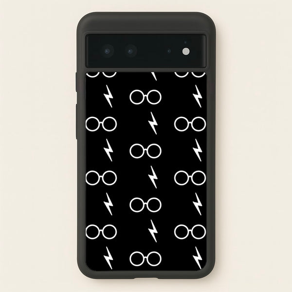 Glasses & Scar Pattern - Harry Potter Phone Case for Google Pixel 6