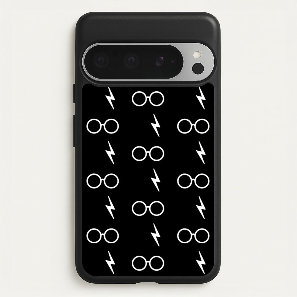Glasses & Scar Pattern - Harry Potter Phone Case for Google Pixel 9 Pro XL